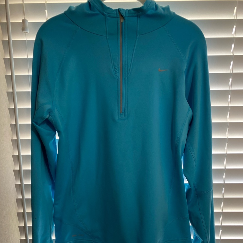Nike Dry fit 3/4 zip hooded jacket